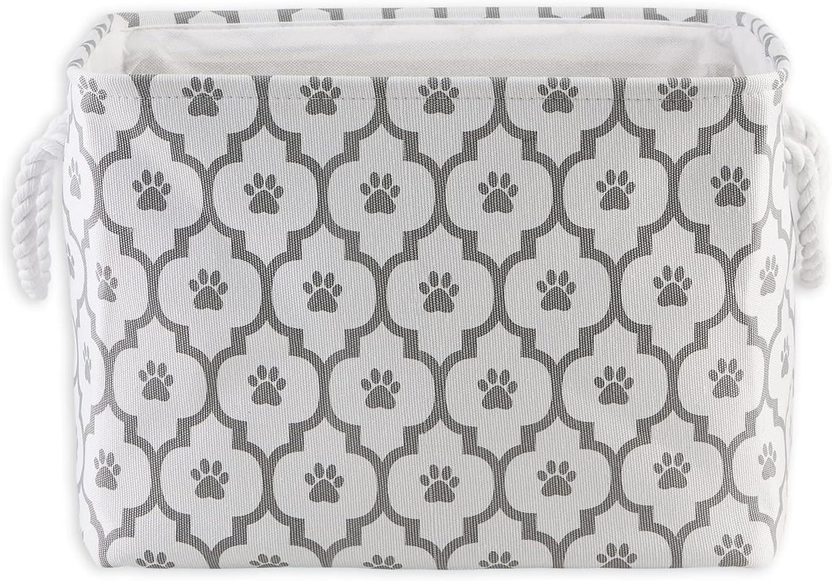 Pet Storage Bin - White/Gray image 2