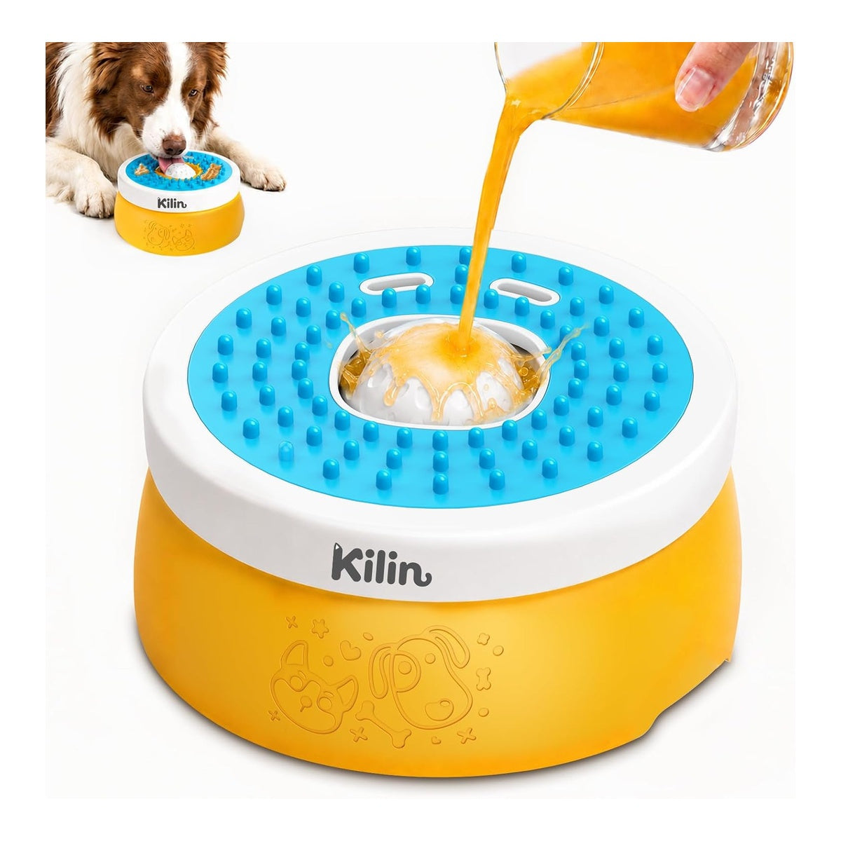 Slow Feeder Lick Bowl - 8 fl oz image 1