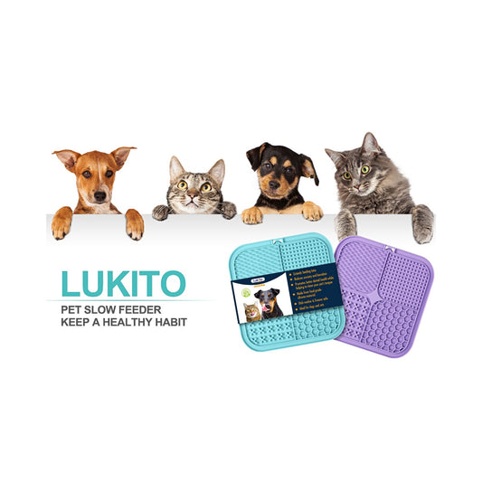 Lick Mat with Suction Cups - 2 Pack image 1